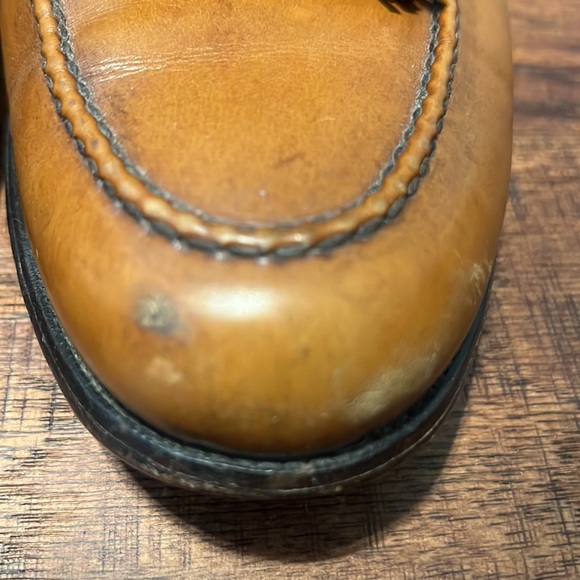 Allen Edmonds Cognac Tassel Loafers - Picture 4 of 9